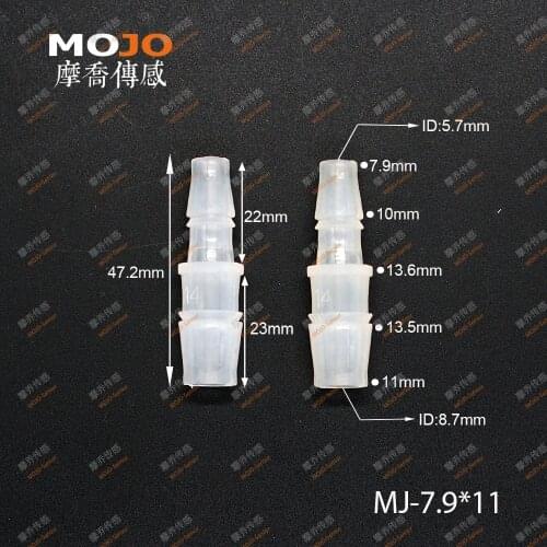 2020 MJ-S7.9x11(10pcs/lots) PP Reducing Straight type barbed water fitting connectors