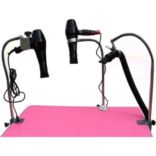 360 Degree Rotate Stainless Steel Pet Hair Dryer Holder Dog Water Blower Support