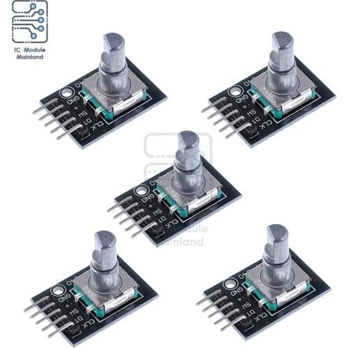 5PCS/Lot KY-040 Rotary Encoder Brick Sensor Module Development for Arduino AVR PIC