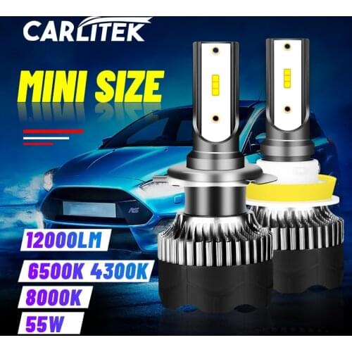 12V H7 H4 High And Low Spotlight 6500K 4300K 8000K Hb3 Hb4 H11 H1 Bulb Car 9005 9006 Ice Autolamps H8 H9 Csp Headlights CARLITEK