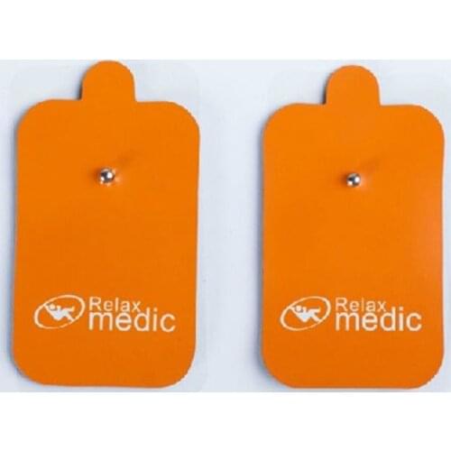 DHL freeshipping 1000pcs/lot orange Electrode Pads for EMS Tens Acupuncture,Slimming massager , Digital Therapy Machine Massager