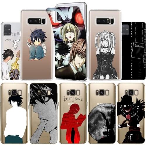 Anime Death Note Case for Samsung Galaxy A21S A32 A41 A52 A72 A71 A70 4G/5G S10 S20 S21 Plus Ultra Misa Amane Shockproof Cover