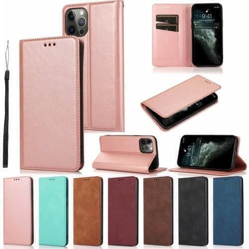 Case For Samsung Galaxy A3 A5 A520 2017 A8 A7 A750 2018 A6 Plus J4 J6 Plus Cover Fundas Magnet Flip leather wallet soft Cover