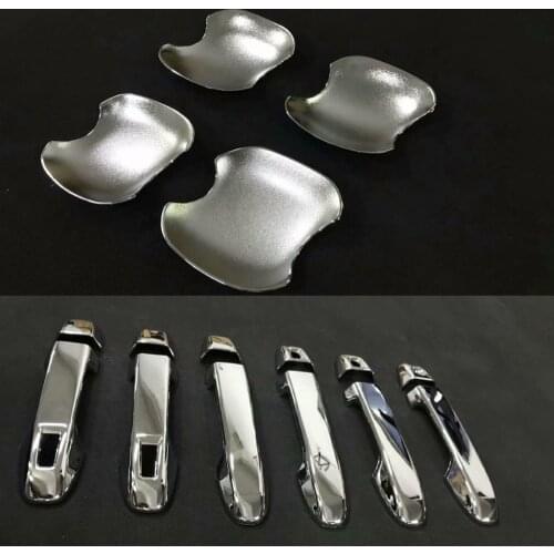 For Toyota Voxy 80 Series 2018 2019 2020 ABS Chrome Door Handle Cover Trim Handles Covers Door Bowl Cover Trim Car Accessories