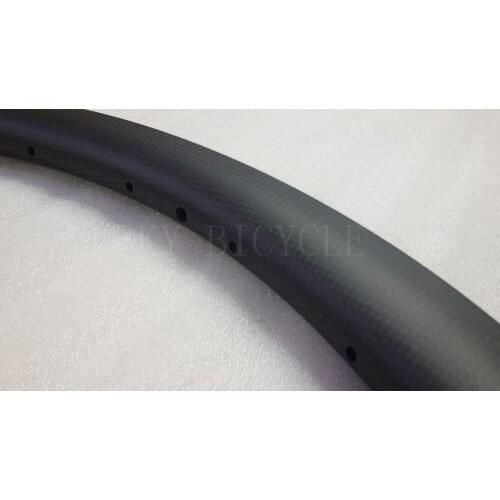 Road disc 38mm carbon rim no braking surface Cyclocross bike rim 25mm wide 3k matte CX 28 holes light SKY BICYCLE rim OEM