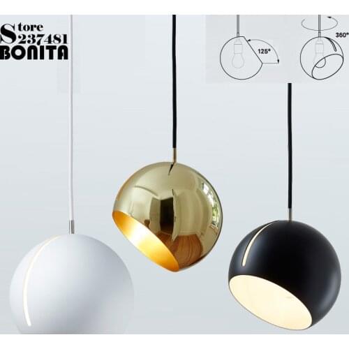 Germany NytaTilt Globe Lamp Nordic Postmodern hanging lights bedroom Design droplight iron Ball pendant lighting for restaurants