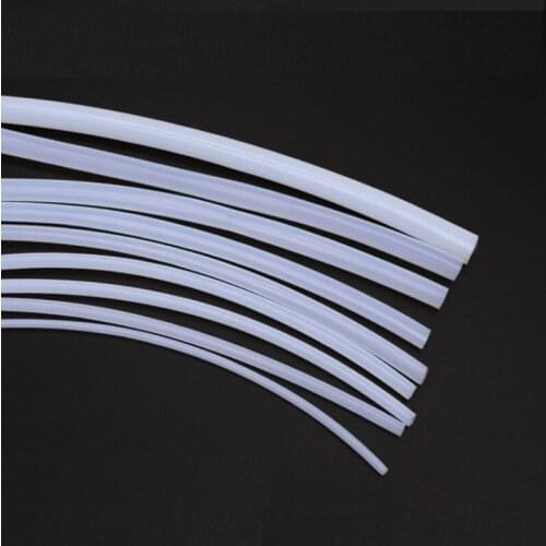 19T 0.96mm x 1.56mm PTFE Tube F46 Insulated Capillary Heat Protector Transmit Hose Rigid Temperature Corrosion Resistance 300V