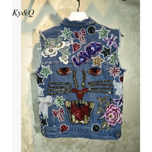 Женские джинсовые жилеты Ky&Q China At AliExpress