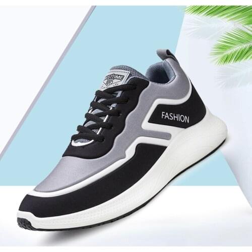 Chaussure Homme 2021 Men Casual Shoes Lace-Up Running Mens Shoes Fashion New Mixed Colors Male Sneakers Trendyol Running Sneaker