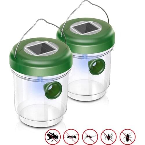 Non-Toxic Catcher Reusable Solar Powered Garden Ultraviolet Light Fly Trap