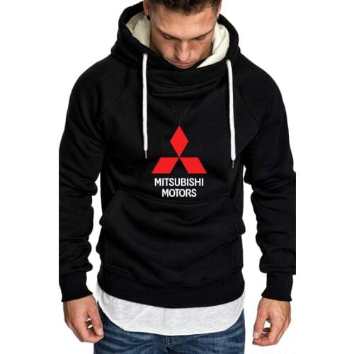 2020 new Fashion Mens hoodie Mitsubishi car logo printing high quality cotton Spring Autumn Casual Mens Hoodie Sweatshirt