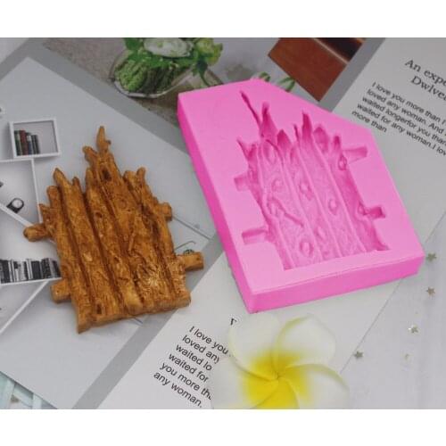 P982 Chalet fondant silicone biscuit mould aromatherapy plaster chocolate mold cake decoration DIY kitcthen tools