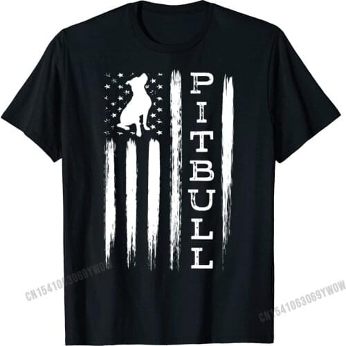 Pitbull American Flag Hoodie Sweater - Pit Bull Mens Womens Men Family Comfortable Tshirts Cotton Male Tees Party