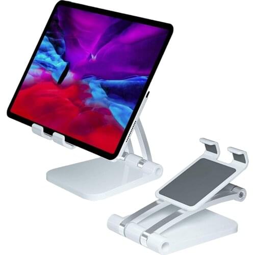 Tablet Stand Adjustable Phone Stand Aluminum Alloy Tablet Dock Desktop Stand for Phone 11 Xs Xs Max XR Desktop Phone Holder