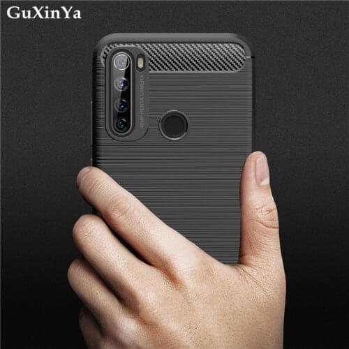Silicone Case Redmi Note 8T Cover For Xiaomi Redmi Note 8T Case Soft Carbon Fiber Capa Redmi Note 8T Phone Fundas Coque 6.3"