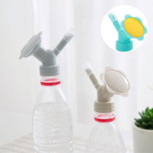 Water Can Garden Flower Waterers Bottle Sprinkler Nozzle Dual Use Irrigation 2 In1 Watering Cans Home Garden Supplies