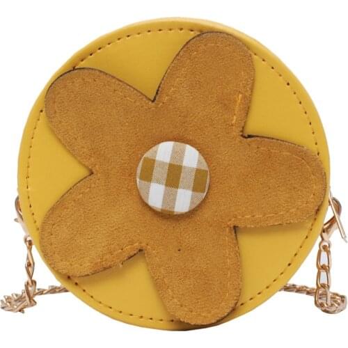 2020 Brand New Ladies Casual Shoulder Bag Women Cute Flower Chain Round Messenger Bag Female Fashion Crossbody Bag