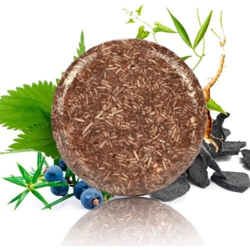 1Soap Hair Darkening Shampoo Bar - 100% Natural Organic Conditioner Moisturize Repair Gray White Hair Color Dye Treatment Bamboo