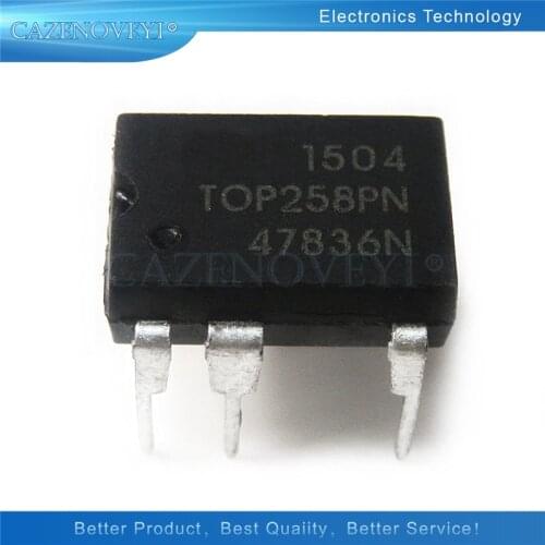 10pcs/lot TOP258PN TOP258P TOP258 DIP-7 In Stock