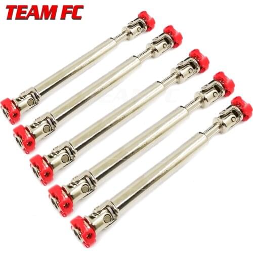5pcs Aluminum Alloy Crawler Drive Shaft CVD 90-120mm For 1/10 Scale Models RC Car SCX10 90046 D90 SCX-10 TAMIYA RC4WD