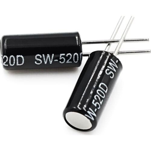 Free shipping 10PCS SW-520D SW520D vibration switch ball switch 5.2 * 11.5 angle switch tilt switch