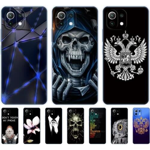 For xiaomi Mi 11 | Mi 11 Lite 5G | Mi 11i | Mi11 Lite 4G Cases Back For xiaomi11 i 11Lite Phone Cover Xiomi Mi11Lite Silicon TPU