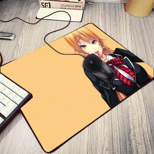 Mairuige Shokugeki No Soma Anime cartoon Table Mousepads Cute Anime Girl Alphamax Shokugeki Pc Computer Gamer Gaming Mouse Pad