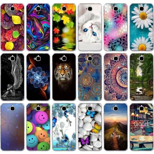 Soft Cover Case for Huawei Y6 Pro / Honor Play 5X / Enjoy 5 / Holly 2 Plus Silicone Case Paint Cover For Huawei Honor 4C pro