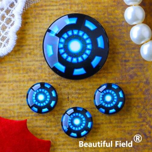 12mm 25mm 14mm 16mm 18mm 20mm Photo Glass Cabochons Round Cameo Set Handmade Settings Stone Hero Energy Power OOO187