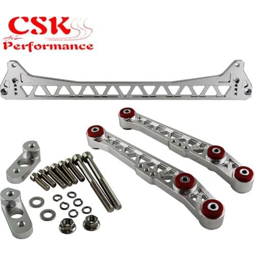 Lower Control Arm+Subframe Brace Fit For 92-95 Honda Civic 94-01Acura Integra