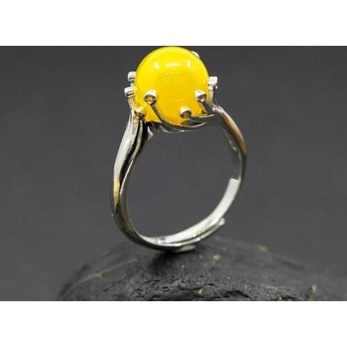 Character silver products womens simple unique beautiful new natural stone fruit blooming, girlfriends