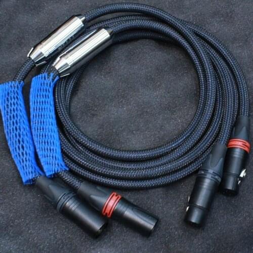 Pair Audiophile 770i HiFi XLR Balanced Cable HiFi Audio Interconnect Line
