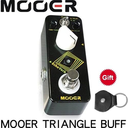 MOOER MDV1 EchoVerb Digital Delay Reverb Guitar Effect Pedal True Bypass Full Metal Shell