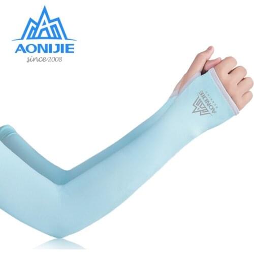 AONIJIE E4118 Arm Sleeves Sports for Cycling Basketball Golf Football UV Sun Protection Gloves Ice Silk Sun Protection Sleeves