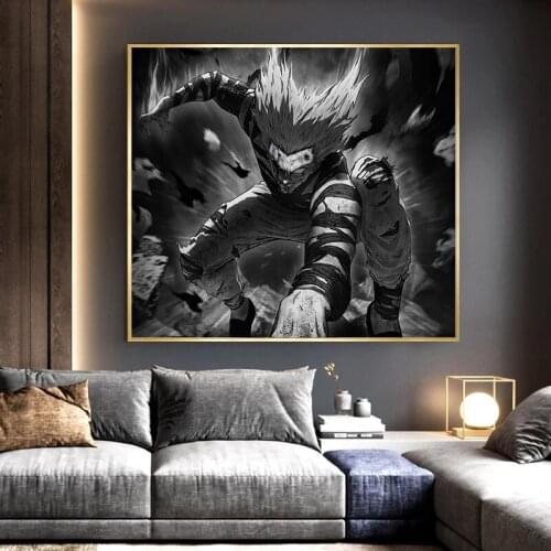 One Punch Man Poster Original Design Anime Wall Art Print,20 x 28 Inches,No Frame