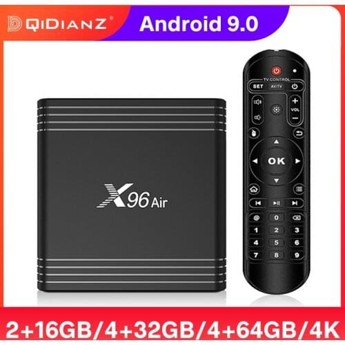 X96 Air Smart TV Box Amlogic S905X3 Android 9.0 Set Top Box 8K 1080P Max 4GB Ram 64GB Rom Support DLNA Media Play