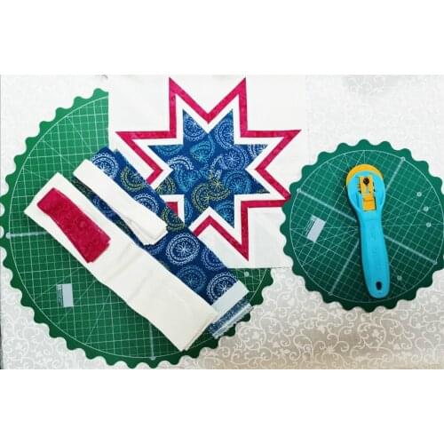 Self Healing Rotary Cutting Mat for Office School Supplies Quilting, Paper Craft, Clay Craft, Art Craft size 8 inch (20cmX20cm)