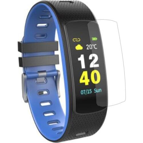 2pcs Sport Band Soft TPU Clear Protective Film Guard For iwown i6 HR C HRc Bracelet Smart Wristband Full Screen Protector Cover