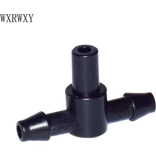 Wxrwxy water tee mist connector misting fittings 1/4 tee barb garden irrigation barbed splitter water barbed 1/4"150 pcs