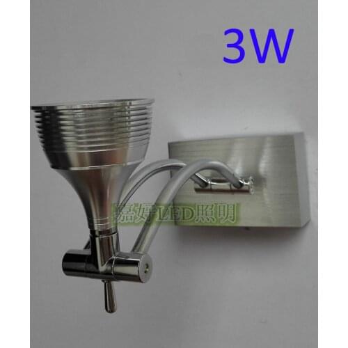 3W AC85-265V Wall Led Lamp Bed Light Modern Lamp Wall Mounted Aluminum Material