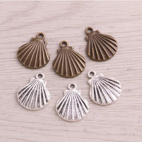 30pcs Charms lovely shell 16x20mm Antique Making pendant fit,Vintage Tibetan Bronze,DIY Handmade Jewelry