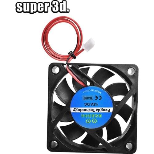 6015 Cooling Heatsink Fan 12V 24V with Dupont Wire Brushless 60mm 60*60*15 mm 3D Printers Parts Cooler Radiator Quiet
