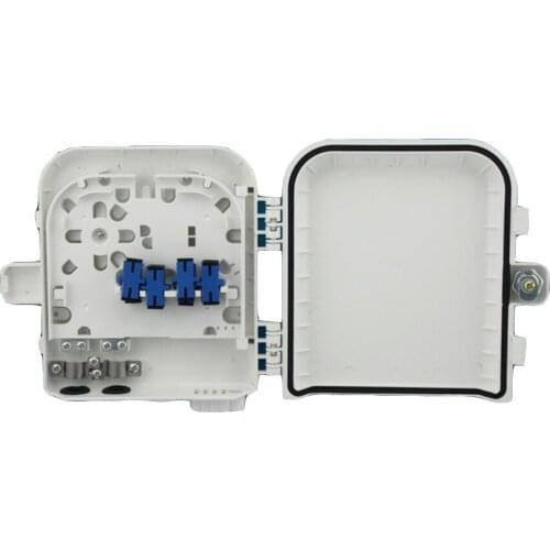 SC adapter Fiber Optic Termination Box 8port FTTH optical fiber distribution box FTTH Sub-fiber optical cable box