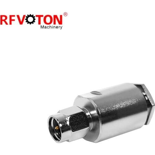 Free shipping 5pieces RF Crimp SMA male solder Connector for LMR240 Coaxial Cable