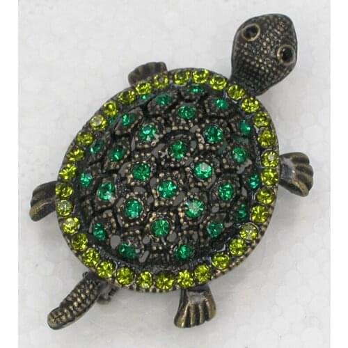 Rhinestone Turtles Pin brooches C337 M4
