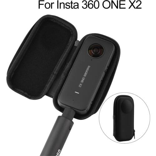 Mini PU Storage Case for Insta 360 ONE X2 Protective Bag Handbag Portable Bag for Insta 360 Panoramic Camera Portable Accessory