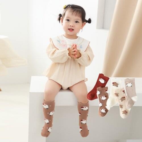 Wecute Child Socks Fall/winter Floor Socks Childrens Cotton Socks Not Stiff Feet Soft Cotton Indoor Toddler Socks