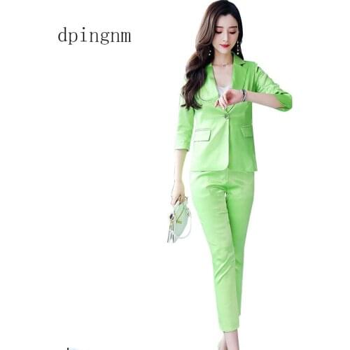 Женские пиджаки и костюмы Dpingnm China At AliExpress