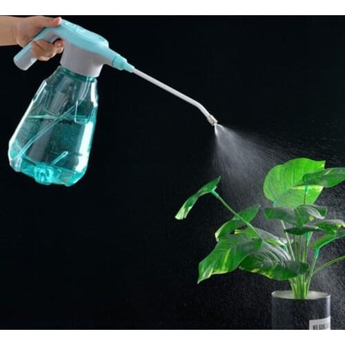 Long Mouth Electric Watering Can Handheld Leak-proof Garden Flower Spray Bottle for House Bonsai Plants Succulents Household Pot
