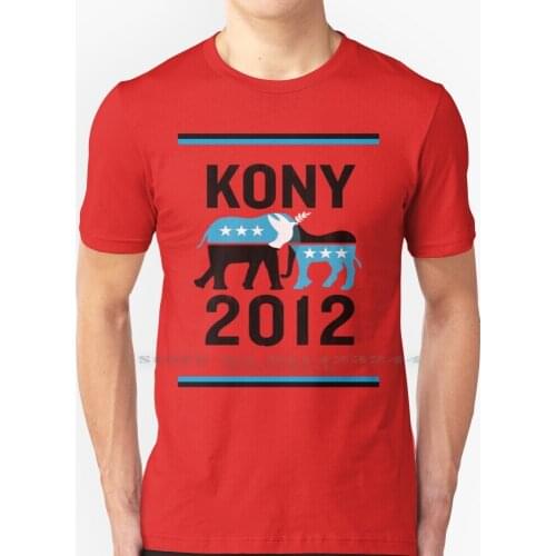 " Joseph Kony T Shirt " Original Style T-Shirt Kony 2012 T Shirt 100% Pure Cotton Kony 2012 Capture Kony Stop Kony Creative